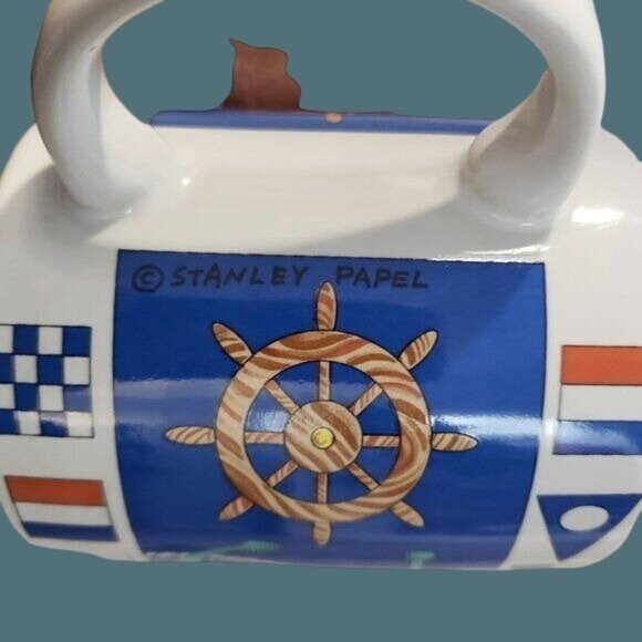 Otagiri USA Advantage Collection Stanley Papel Nautical Theme 10 oz Coffee Mug - Picture 8 of 10